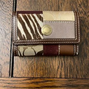 Coach small multi pattern wallet